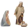 Sainte Famille : crèche de Noël en bois Komet 12 cm