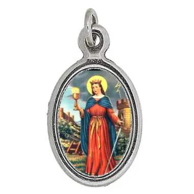 Medaille 25 mm Ov - Heilige Barabara
