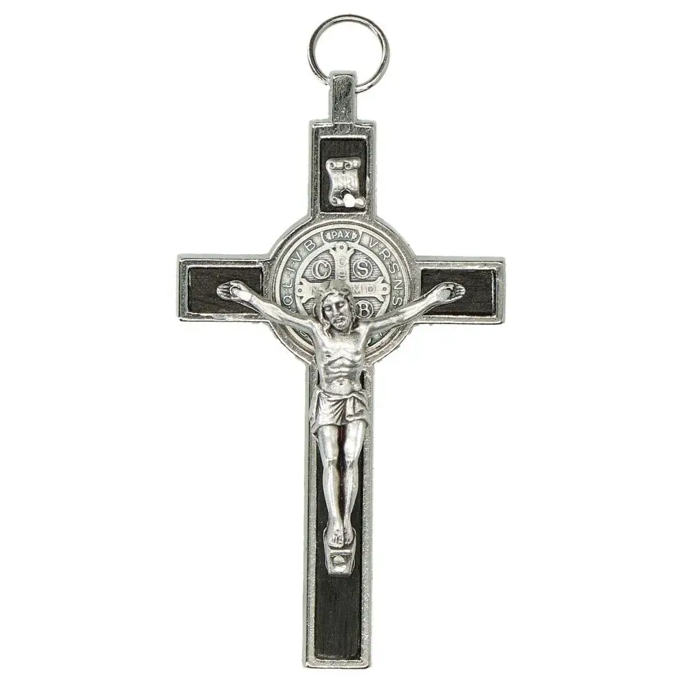 Cross St Benedict 8 X 4 cm Black Wood