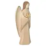 Statuette Ange Gardien avec cœur en bois 9 cm