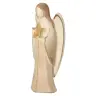 Ange avec étoile en bois sculpté 9 cm