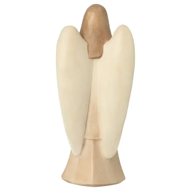 Ange avec étoile en bois sculpté 9 cm