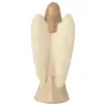 Ange avec étoile en bois sculpté 9 cm