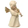 Ange en bois avec trompette - 6 cm Alabaster