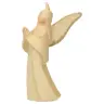 Ange En Bois Sculpte 11cm Alabaster