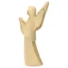 Ange En Bois Sculpte 11cm Alabaster