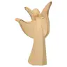 Ange En Bois Sculpte 11Cm Alabaster