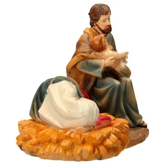 Vierge dormante / St Joseph 19 cm