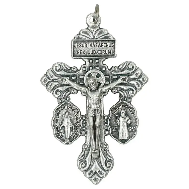 Cross 52 X 36 mm Silver metal
