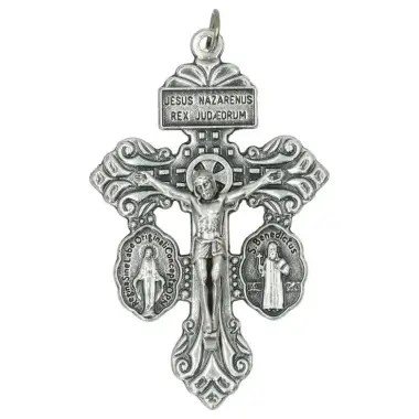 Cross 52 X 36 mm Silver metal