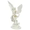 Statue 30 cm - Albâtre + Or - Saint Michel