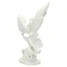 Statue 30 cm - Albâtre + Or - Saint Michel