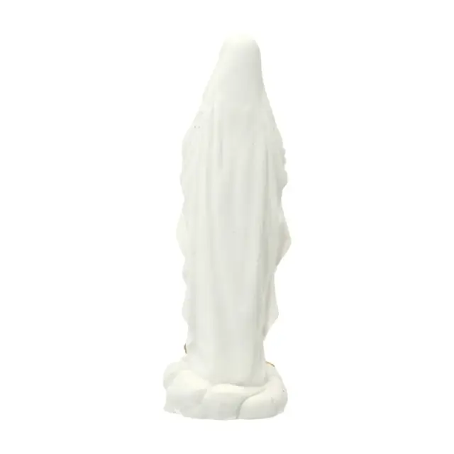 Statue 15 cm - Albâtre + Or - Lourdes