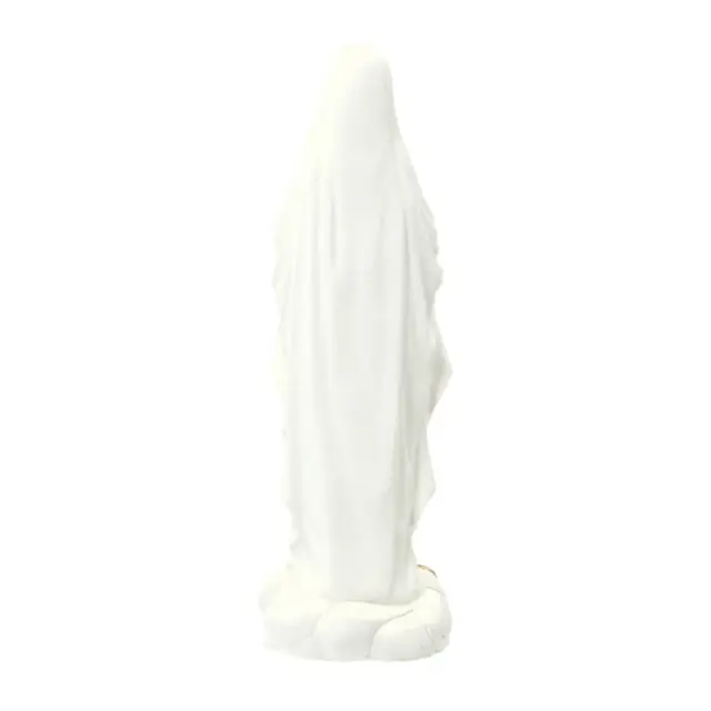 Statue 20 cm - Albâtre + Or - Lourdes