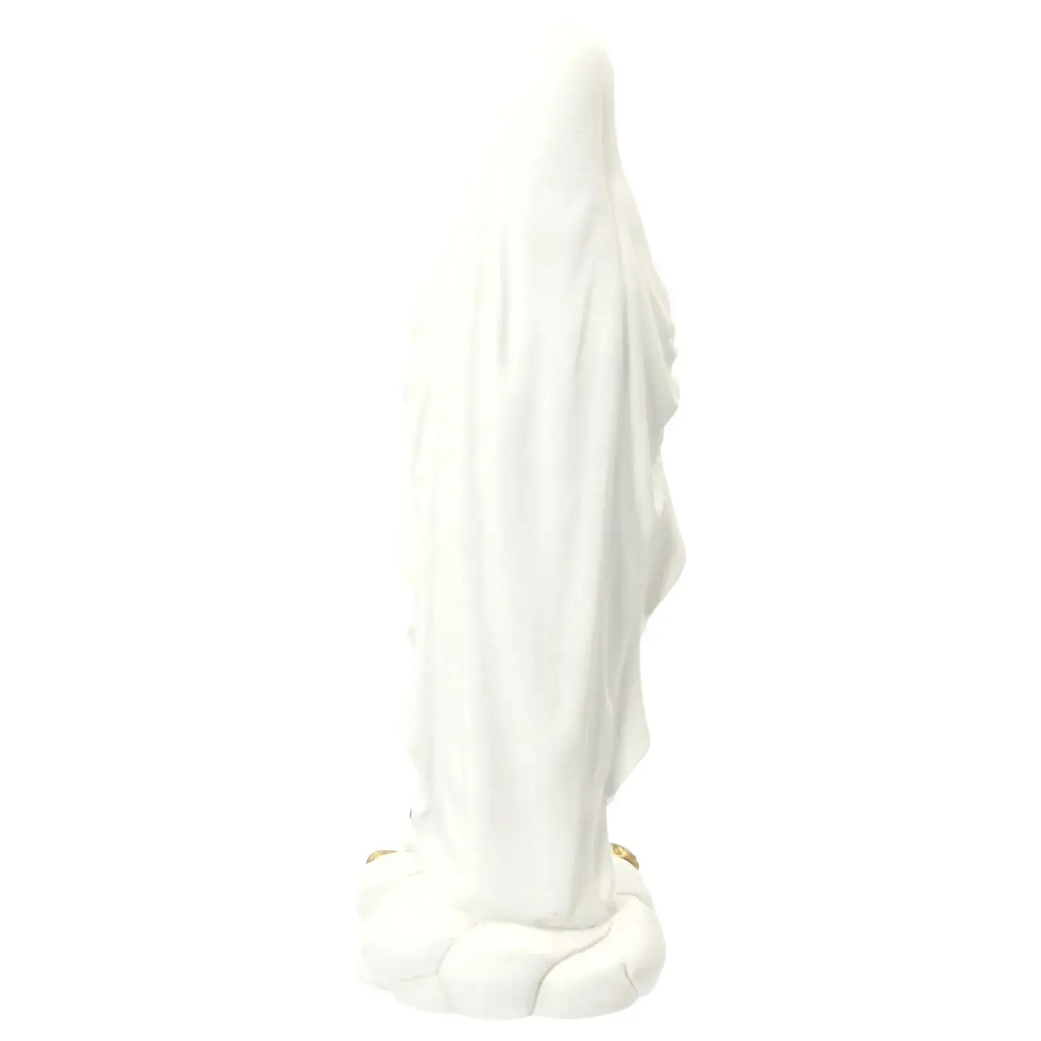 Statue 30 cm - Albâtre + Or - Lourdes