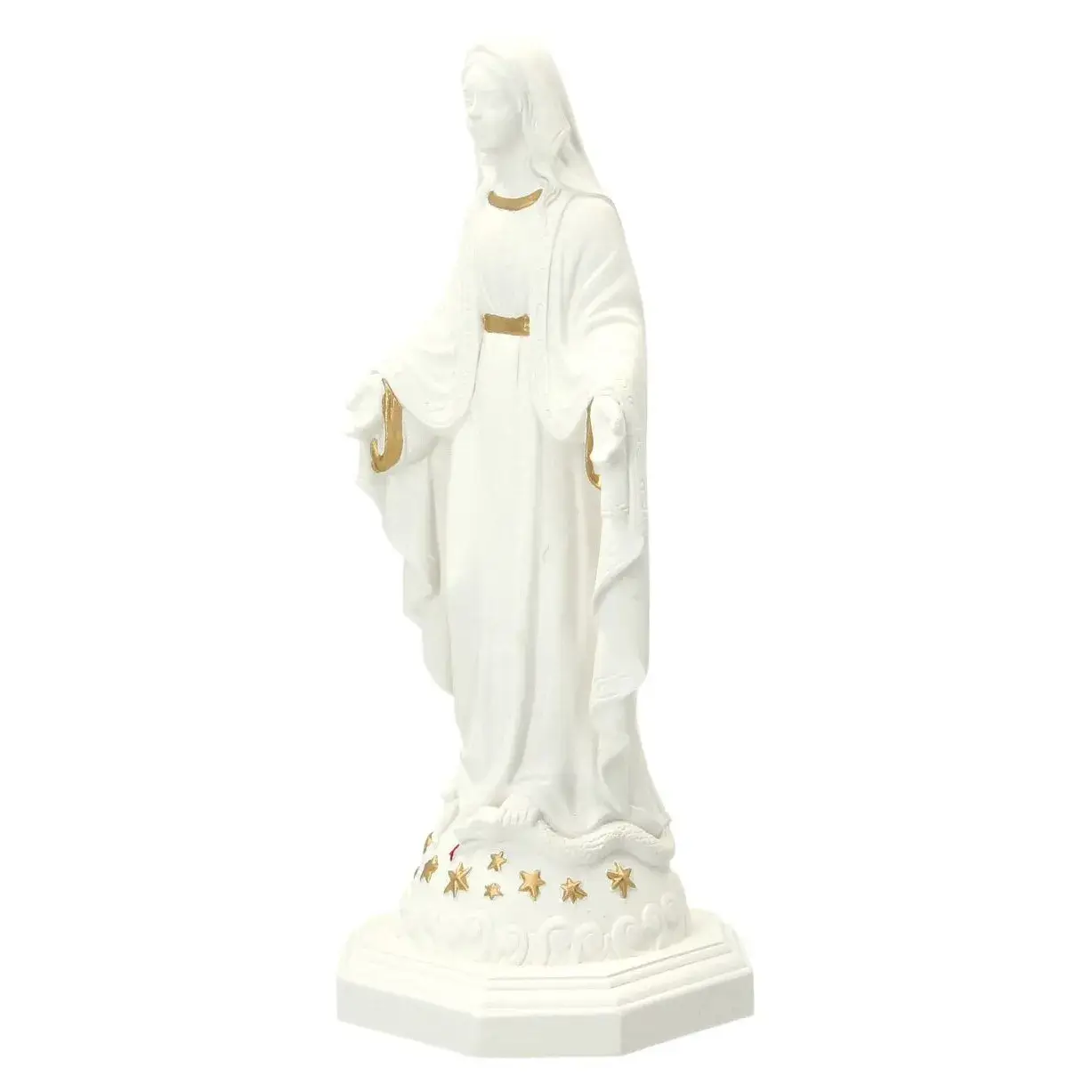 Statue 20 cm - Albâtre + Or - Miraculeuse