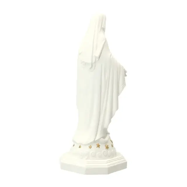 Beeld 20 cm - Alabaster + Goud Wonderbare