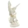 Statue 12 cm - Albâtre + Or - St Michel