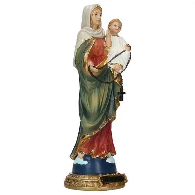 Beeld 20 cm - OLV van de Rozenkrans