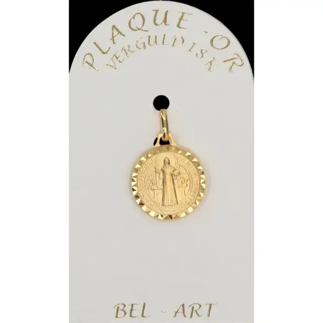 Medaille Pl-Or - H Benedictus - 14 mm