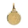Scapular medal 12 mm Metal Doré