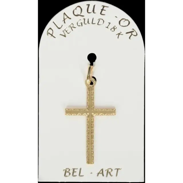 Croix Plaqué-Or - 26 X 17 mm