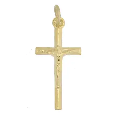 Croix 25 mm Métal doré
