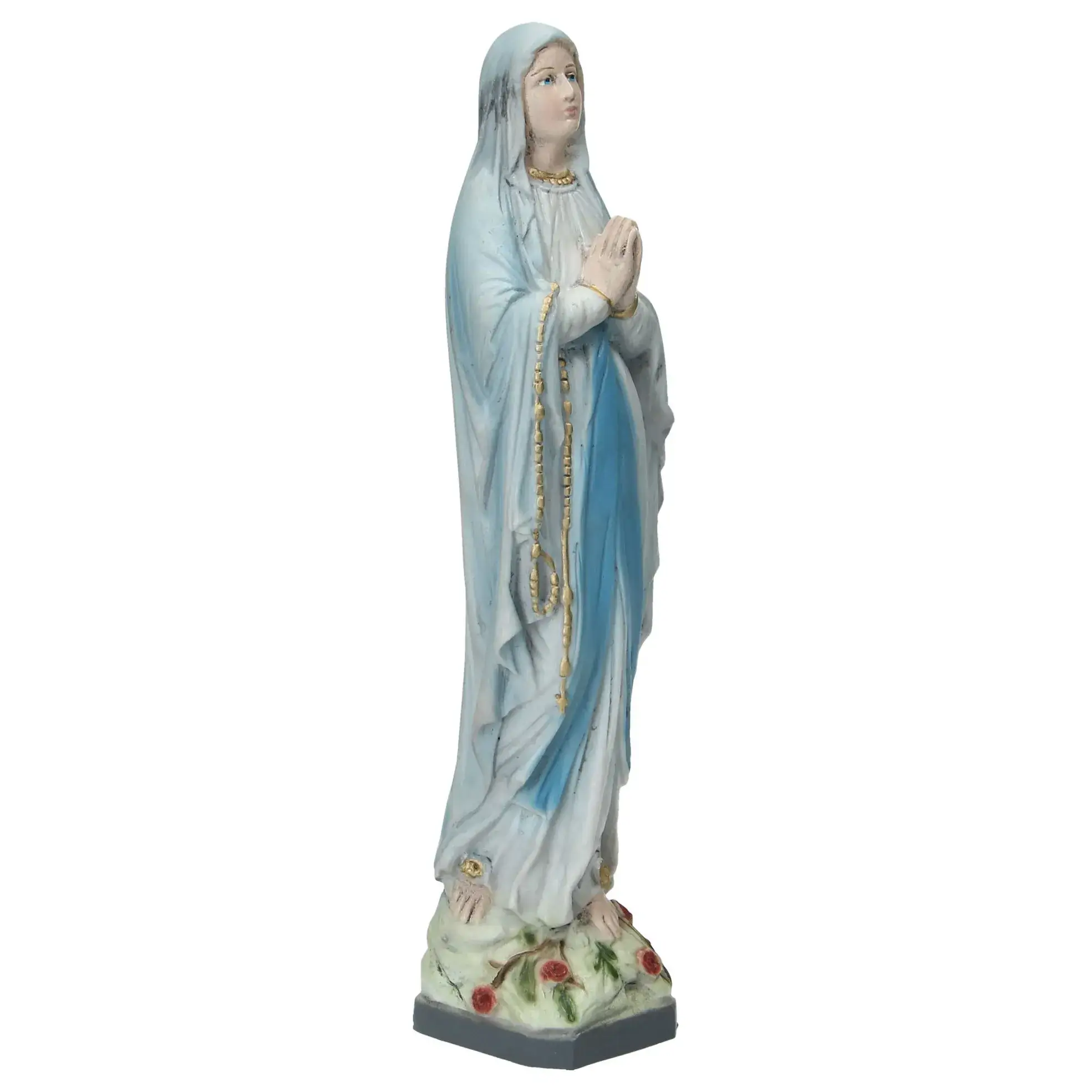 Our Lady of Lourdes 30 cm style French stone