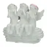 3 Anges sur rocher 11 cm