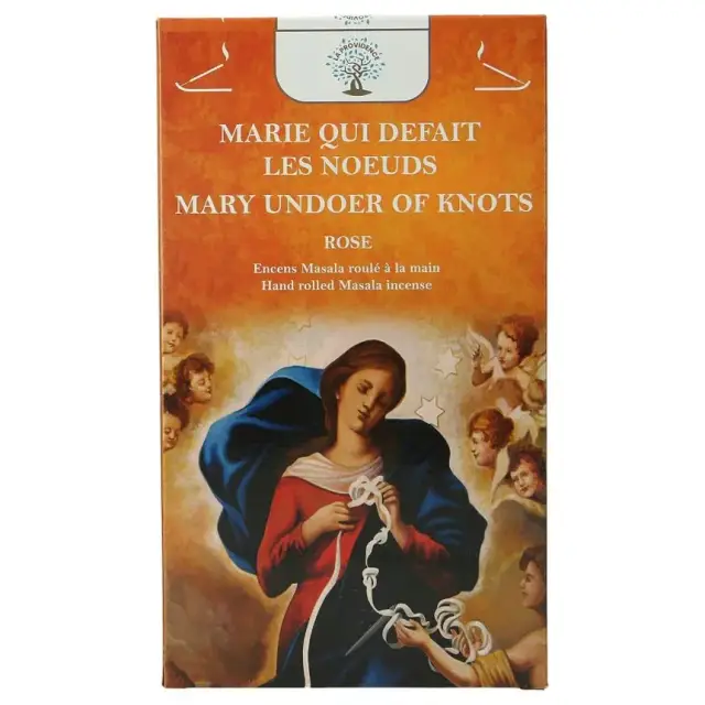Sticks aromatic incense our Lady undoer of knots