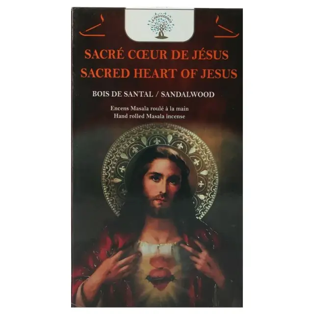 Bâtons d'encens naturels Sacré Coeur de Jésus