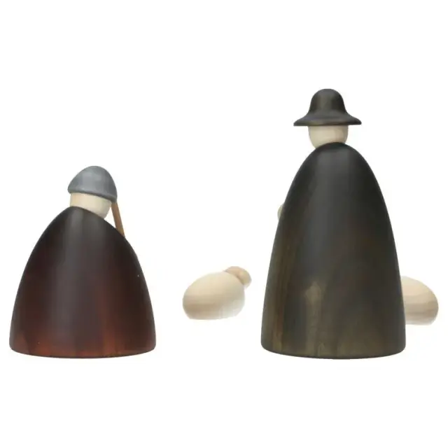 Kerstgroep Kohler 12 cm : 2 herders en 2 schapen