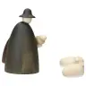 Kerstgroep Kohler 12 cm : 2 herders en 2 schapen