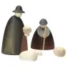 Kerstgroep Kohler 12 cm : 2 herders en 2 schapen