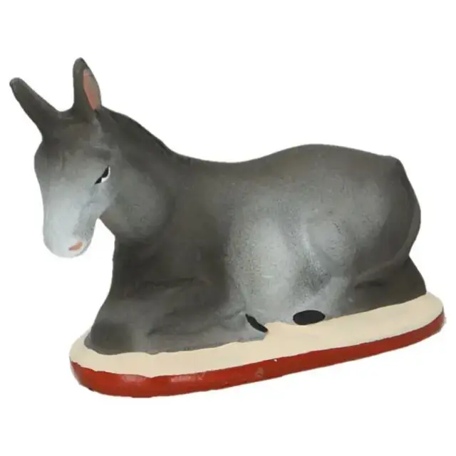 Santon Gateau 7 Cm Âne Couché