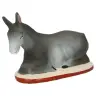 Santon Gateau 7 Cm Âne Couché