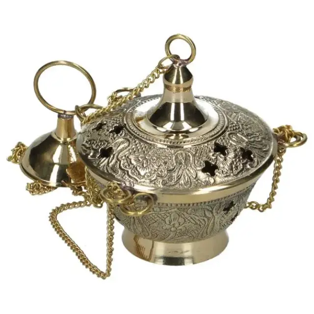 Incense burner H 10 cm Brass