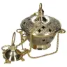 Incense burner H 10 cm Brass