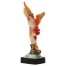 Statue 12 cm - Albâtre couleurs - Saint Michel