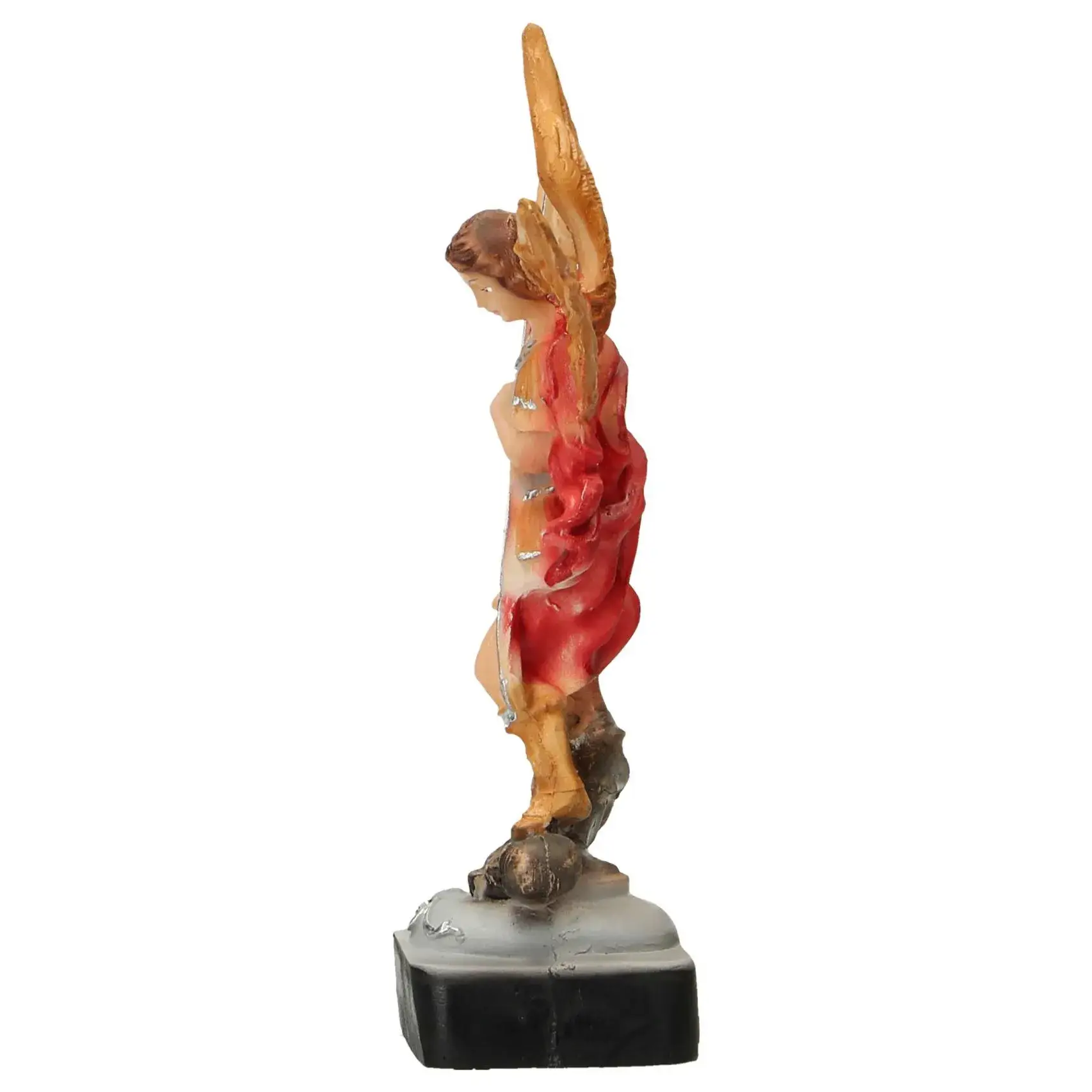 Statue 12 cm - Albâtre couleurs - Saint Michel
