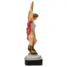 Statue 12 cm - Albâtre couleurs - Saint Michel