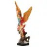 Statue 20 cm - Albâtre couleurs - Saint Michel