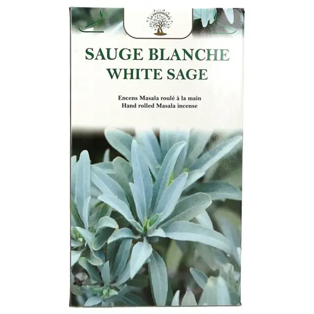 On incense sticks Aromatic white saga