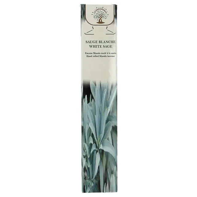 On incense sticks Aromatic white saga