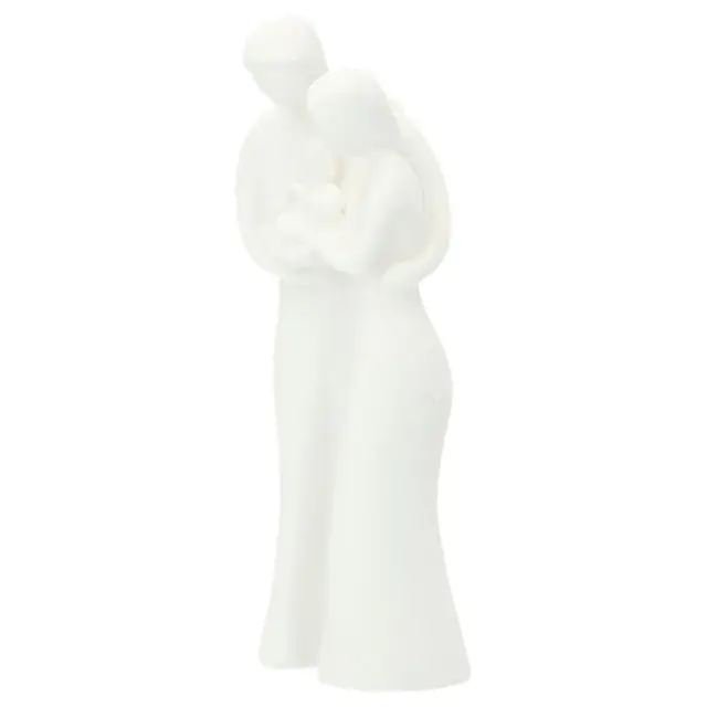 Ste famille 13 cm - résine blanche