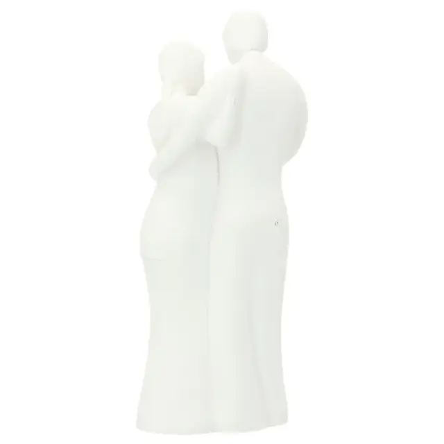 Ste famille 13 cm - résine blanche