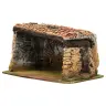 Décor pour santons de Provence - Etable toit ouvert - 26 x 16 x H 14 cm