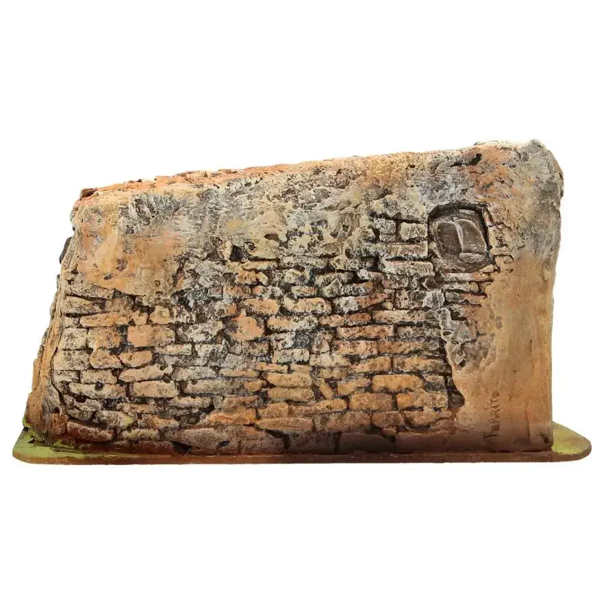 Décor pour santons de Provence - Etable toit ouvert - 26 x 16 x H 14 cm