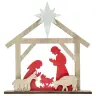 Crèche de Noël en bois