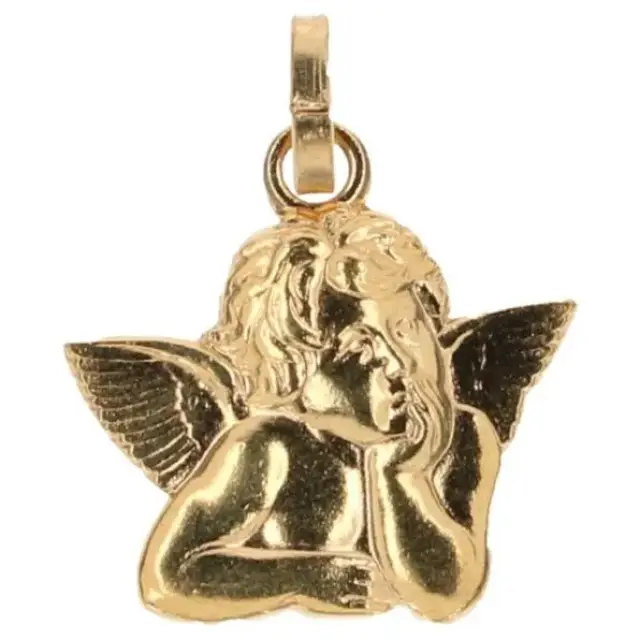 Medal Angel 18x15 mm Metal Doré